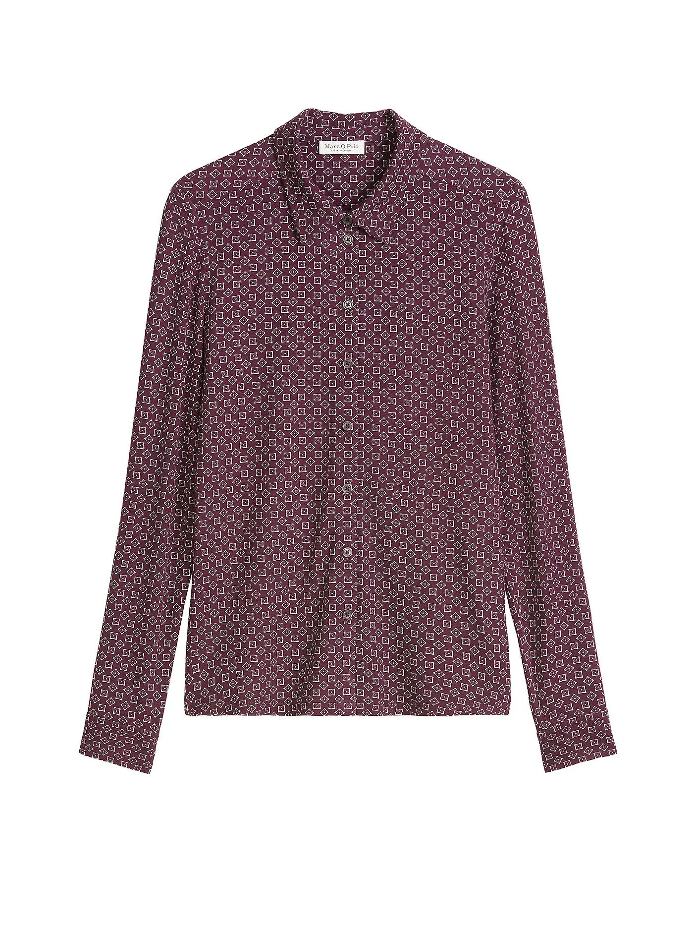 MARC O'POLO | Bluse | dunkelrot